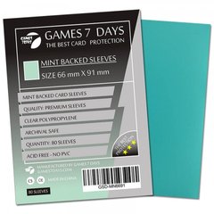 Протекторы для карт Games7Days (66X91 MM MINT, 80 шт.) (PREMIUM)