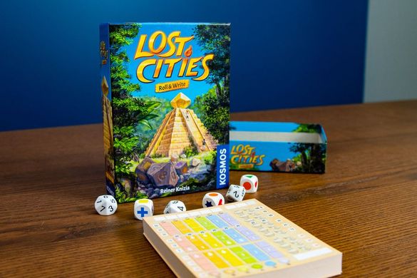 Настільна гра Lost Cities: Roll & Write