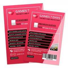 Протекторы для карт Games7Days (43 х 65 мм, Mini Chimera, 50 шт.) (PREMIUM)